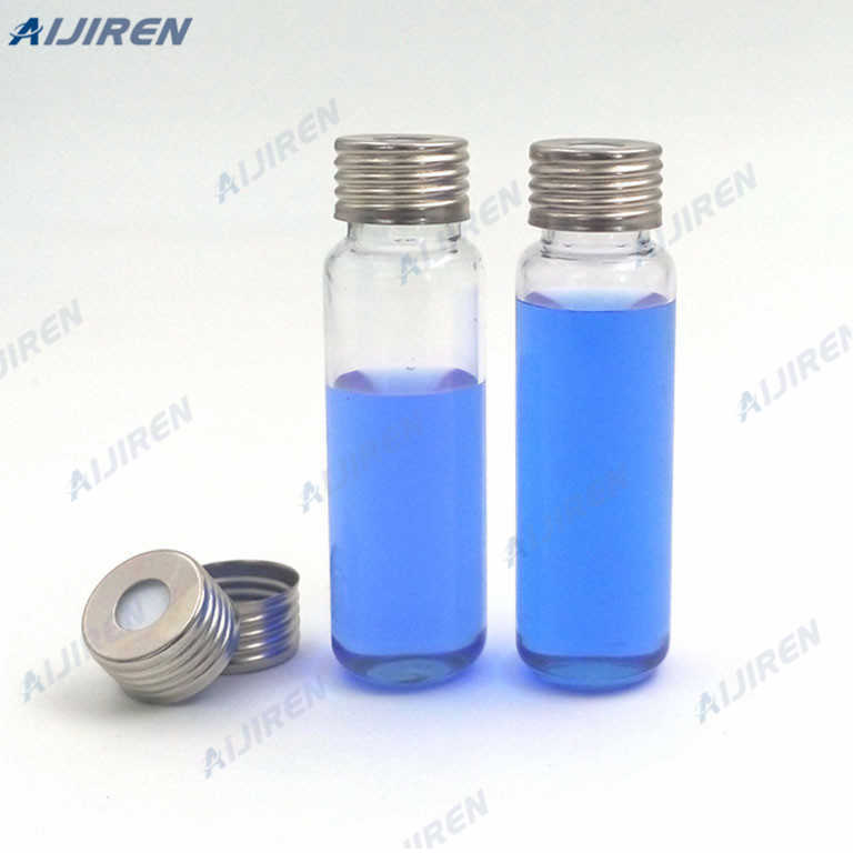 gc vial 23mm outer diameter crimp neck septa glass